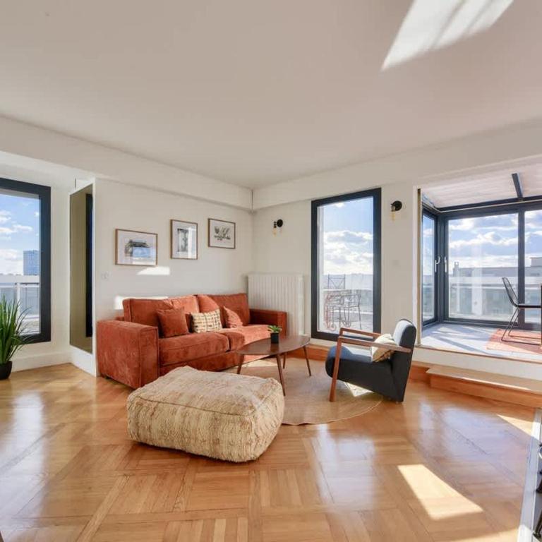 Splendide terrasse avec vue Tour Eiffel - Appartement - 2