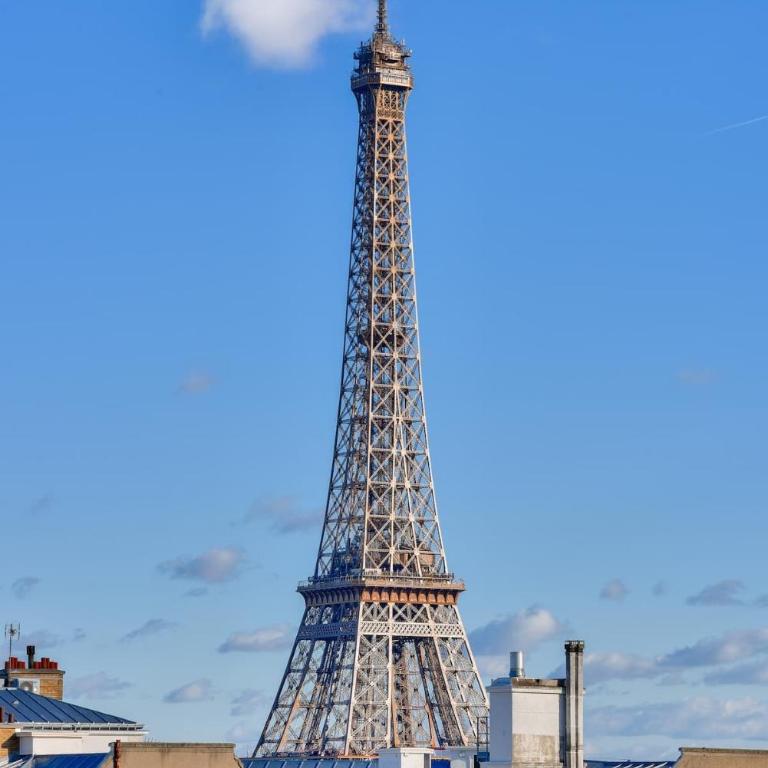 Splendide terrasse avec vue Tour Eiffel - Appartement - 4