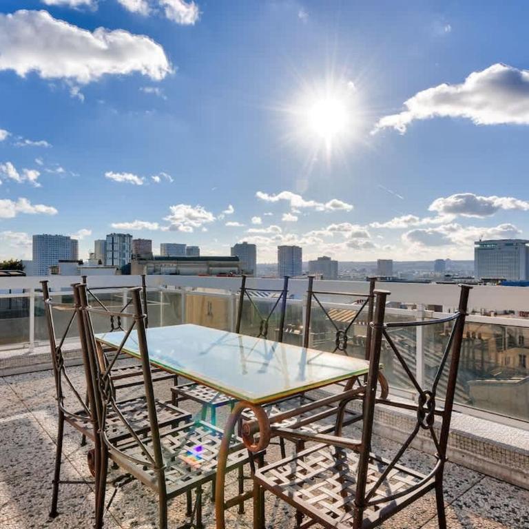 Splendide terrasse avec vue Tour Eiffel - Appartement - 15