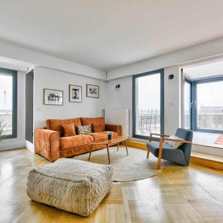 Splendide terrasse avec vue Tour Eiffel - Appartement - 19