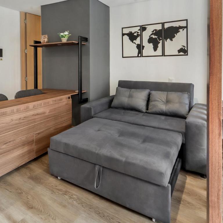 Apartaestudio Moderno en Edificio TEIK, Centro Internacional Bogotá, Self Check-in y Ubicación Premium - Apartamento de 1 dormitorio - 10
