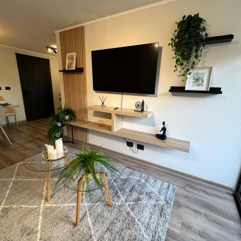 Santiago Centro Moderno Depto Amoblado 2 Dormitorios - Two-Bedroom Apartment - 11