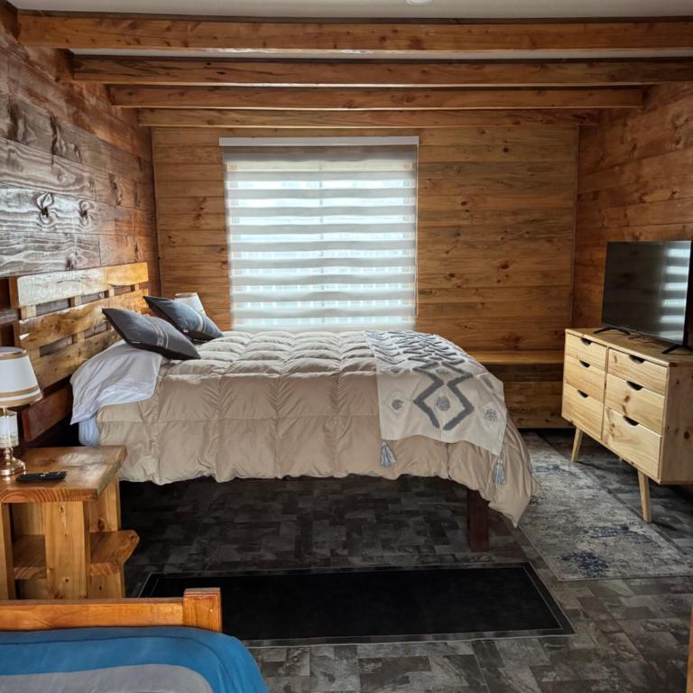 Cabañas El Quincho de Putú - Habitación Doble con baño privado - 2 camas - 1