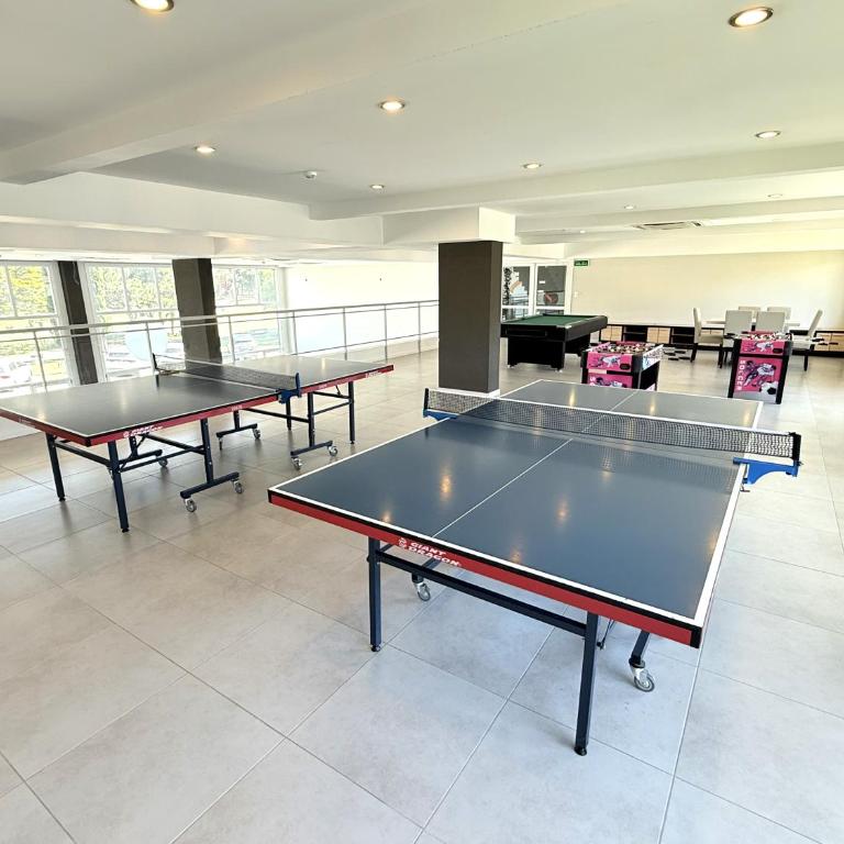 Departamento con Pileta Climatizada y Cochera en Pinamar - One-Bedroom Apartment - 14