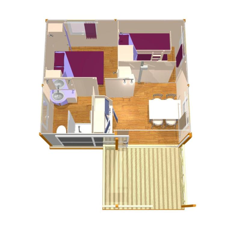 Camping Dal Pino - Bungalow Familiare - 4