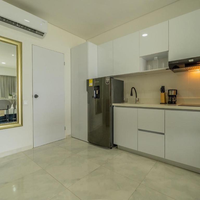 Cartagena Beach Resort - Apartamento de 1 Dormitorio con balcón y vistas a la ciudad - 5