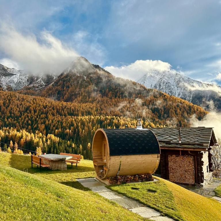 Chalet Paradise Sauna and Panoramic Views of Monte Rosa and the Matterhorn - Chalet con 2 Camere da Letto - 3