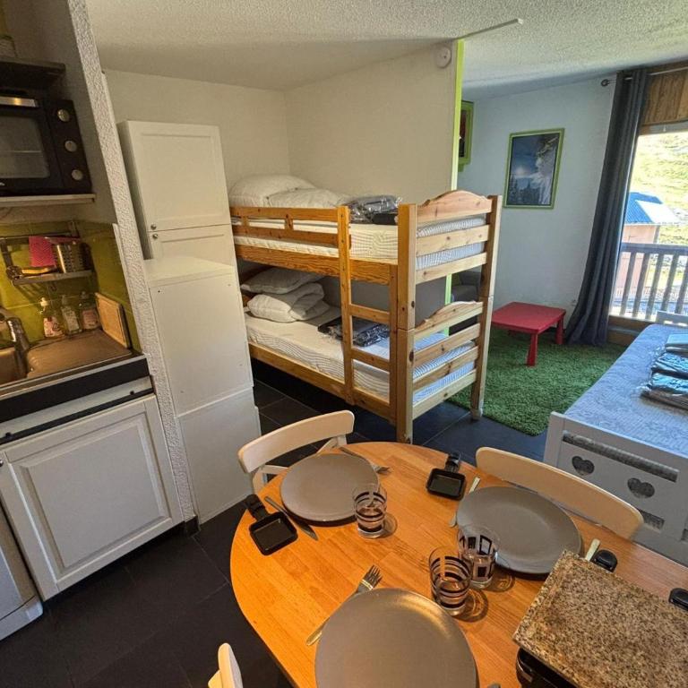 Ski in out Appartement 5 personnes vue cime caron - Appartement 2 Chambres - 3
