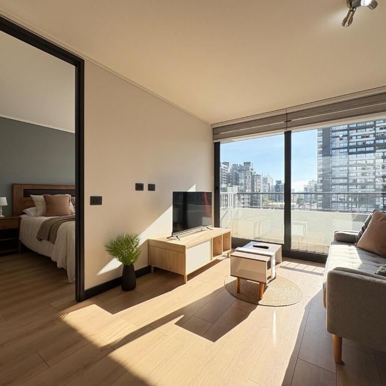 Increíble ubicación, A pasos del metro Irarrázaval, Barrio Italia, 6 min a Estadio Nacional 712 - One-Bedroom Apartment - 34