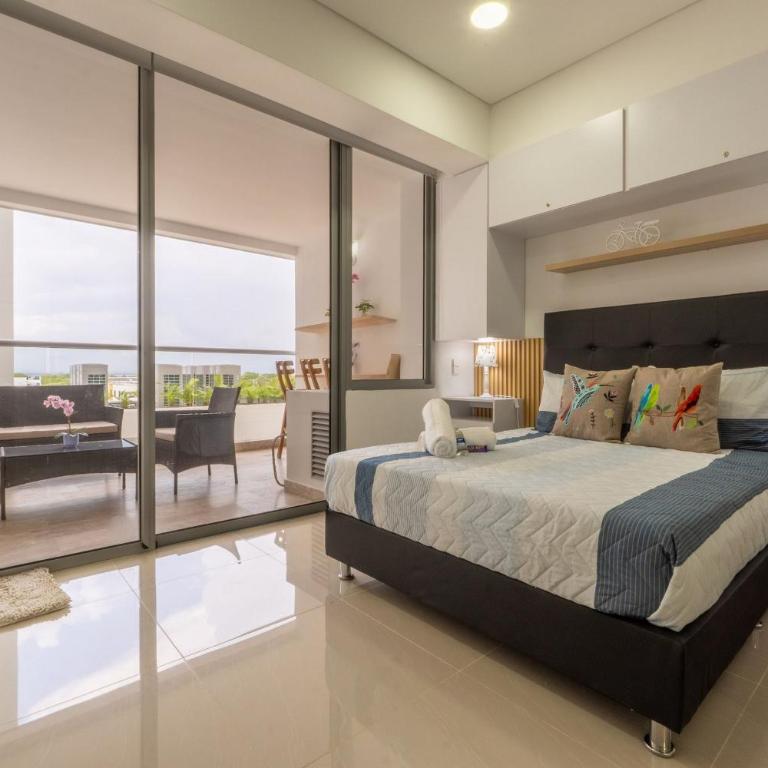 Cartagena Beach Resort - Apartamento de 1 dormitorio con vistas a la piscina - 1