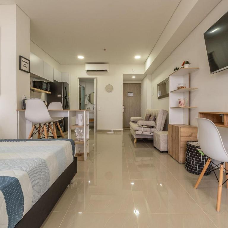 Cartagena Beach Resort - Apartamento de 1 dormitorio con vistas a la piscina - 11