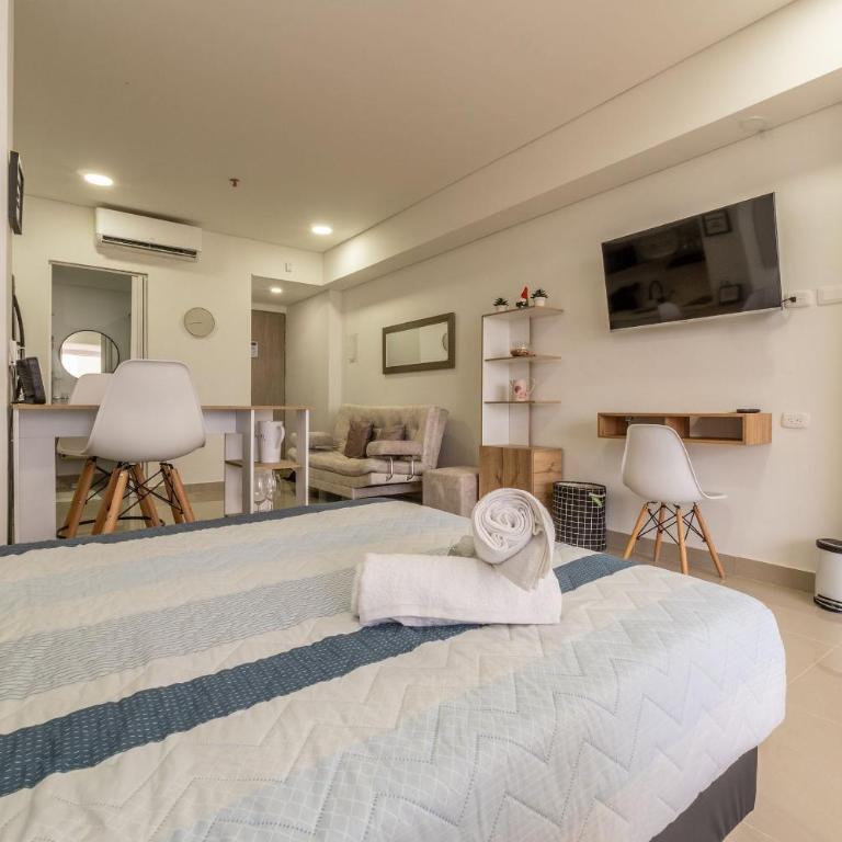 Cartagena Beach Resort - Apartamento de 1 dormitorio con vistas a la piscina - 12