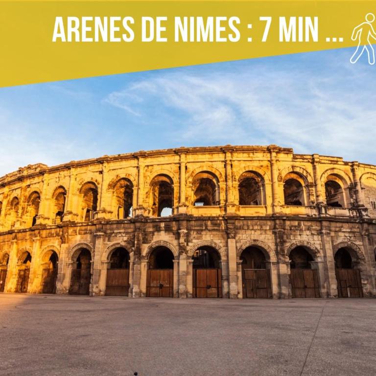 Les Esclafidous, centre ville- Proche Arènes & Maison Carrée - Appartement 1 Chambre - 6