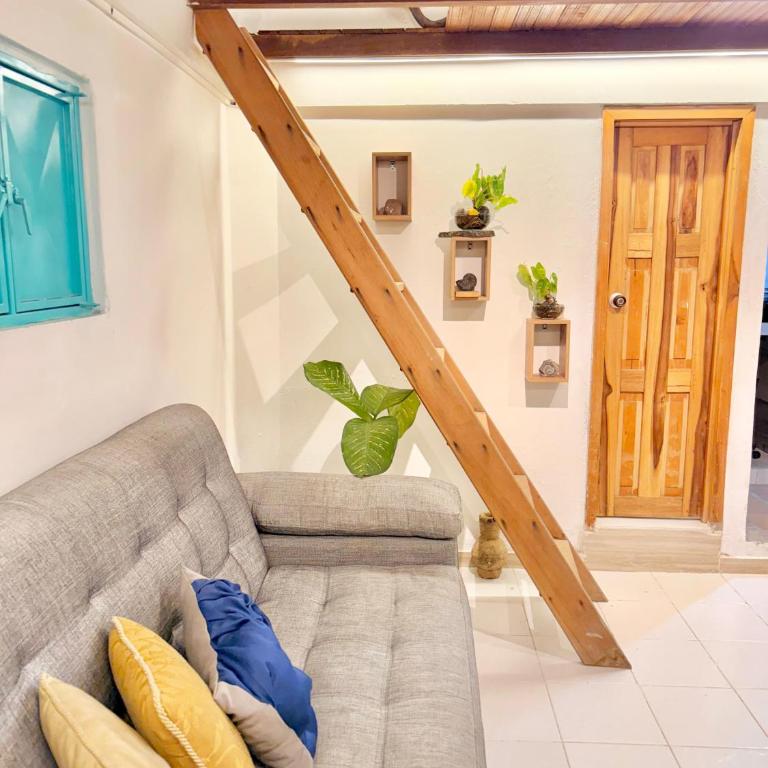 Cabaña frente al Río-Curití-San Gil - Casa con 1 dormitorio - 5