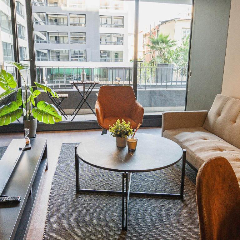 HOM I Lujoso Depto 2D2B, Ñuñoa con Estacionamiento - Apartamento - 6