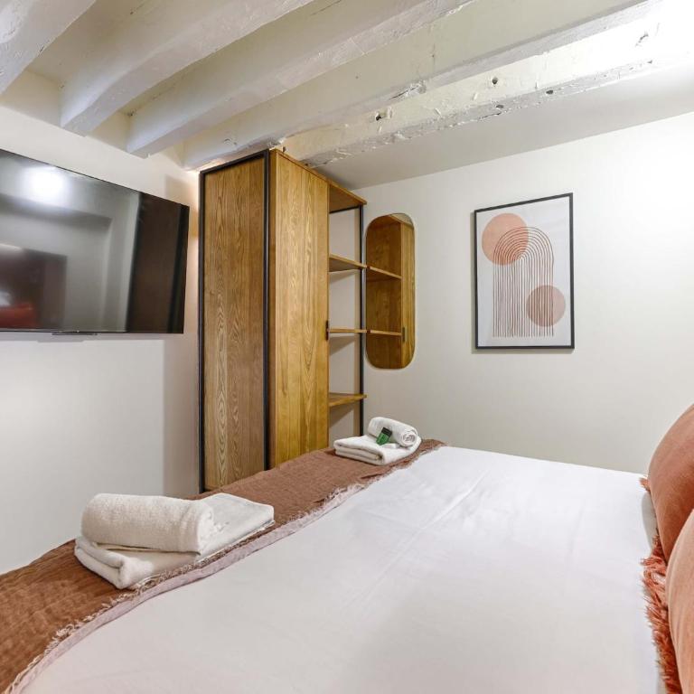 Beautiful AC Duplex Bastille Le Marais - Appartement - 14