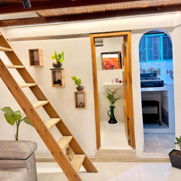 Cabaña frente al Río-Curití-San Gil - Casa con 1 dormitorio - 13