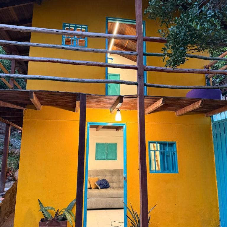 Cabaña frente al Río-Curití-San Gil - Casa con 1 dormitorio - 35