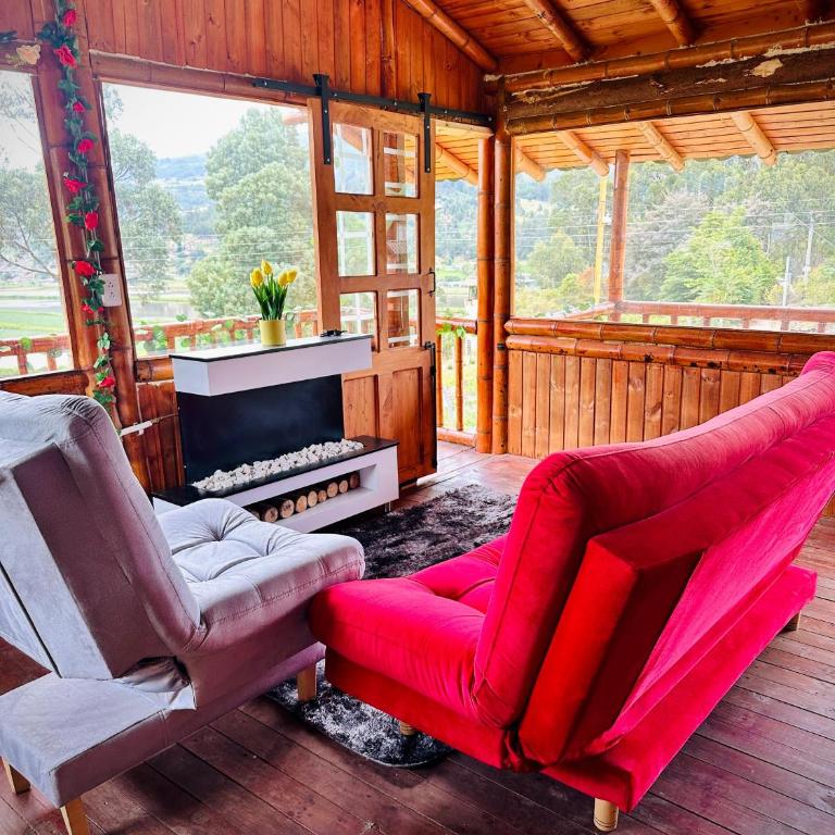 Cabaña Nuevo amanecer - Double Room with Mountain View - 24