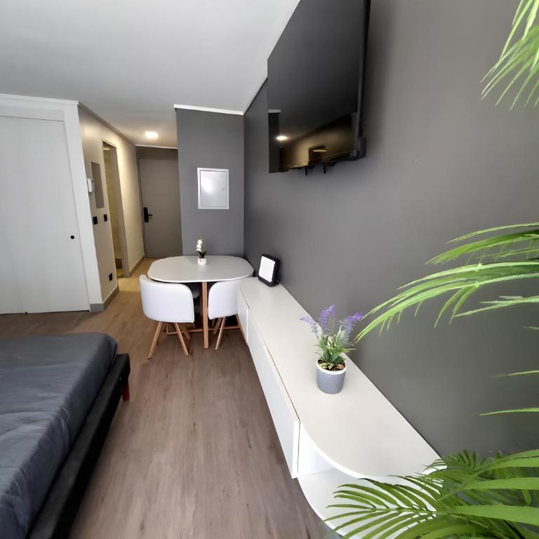 Hermoso y acogedor departamento a pasos del metro Santa Ana - One-Bedroom Apartment - 2