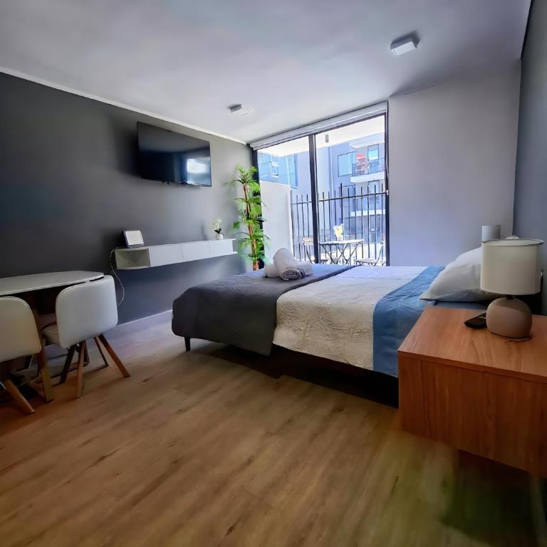 Hermoso y acogedor departamento a pasos del metro Santa Ana - One-Bedroom Apartment - 1