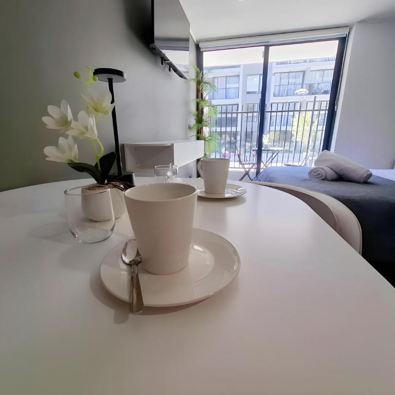 Hermoso y acogedor departamento a pasos del metro Santa Ana - One-Bedroom Apartment - 6
