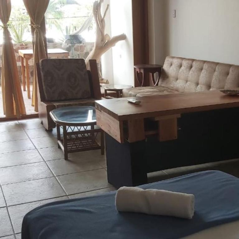 Akasha Galápagos - Habitación Doble con balcón - 2 camas - 1