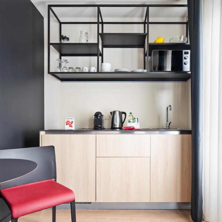 Nonanteneuf appart hōtel Genève Plainpalais - contactless check-in - Studio Lit Queen-Size - 9