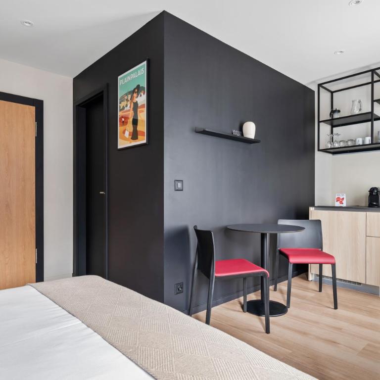Nonanteneuf appart hōtel Genève Plainpalais - contactless check-in - Studio Lit Queen-Size - 8
