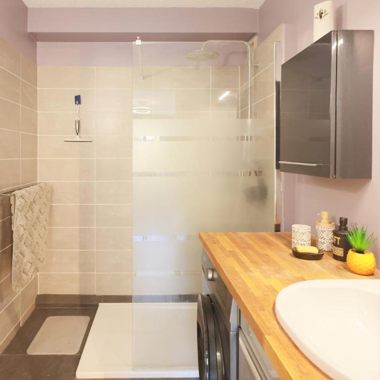 Nouveau-Charmant T1 rénové, Balcon vue sur la garrigue - Apartment mit 1 Schlafzimmer - 8