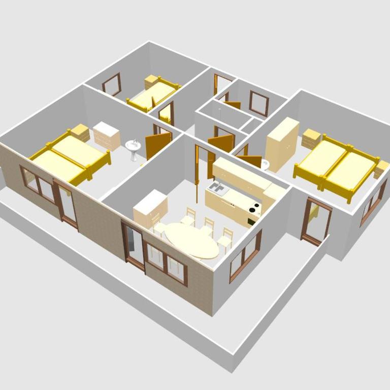 Haus Tramontana - Apartment mit 3 Schlafzimmern und Dusche - 3
