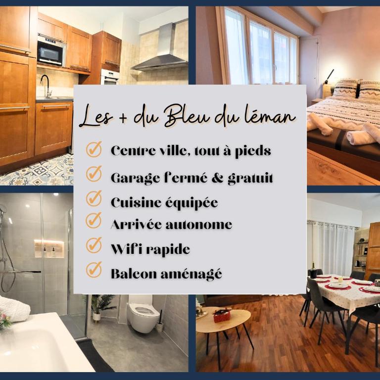 le bleu du léman - Apartment mit 2 Schlafzimmern und Balkon - 2