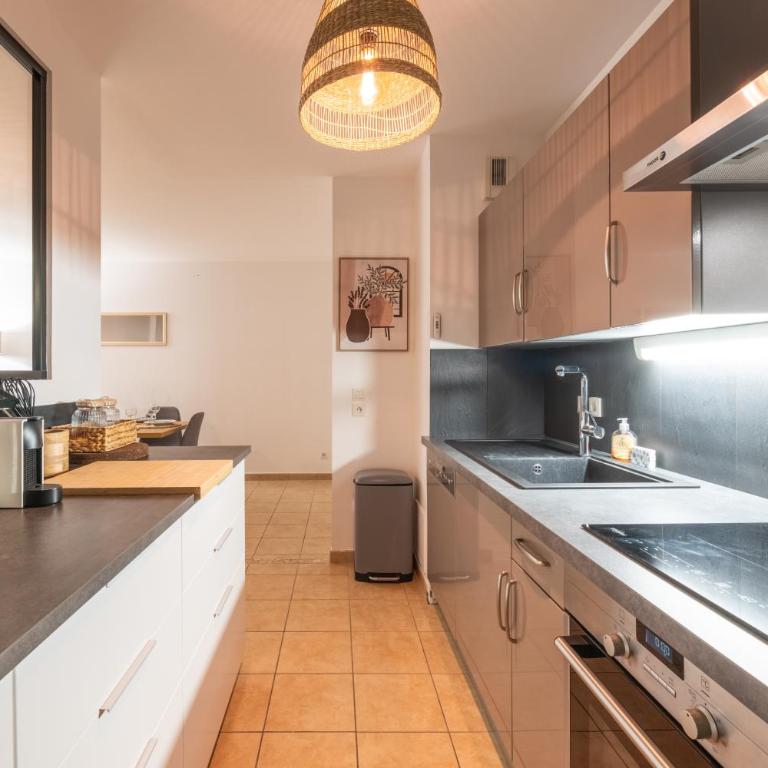 Le Pommery climatisé - terrasse et parking privé - Appartamento con 2 Camere da Letto - 12