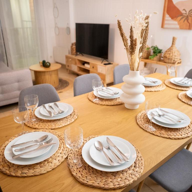 Le Pommery climatisé - terrasse et parking privé - Appartamento con 2 Camere da Letto - 50