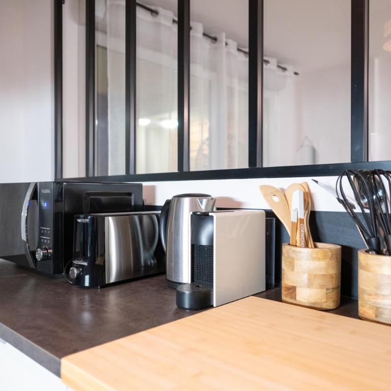 Le Pommery climatisé - terrasse et parking privé - Appartamento con 2 Camere da Letto - 47
