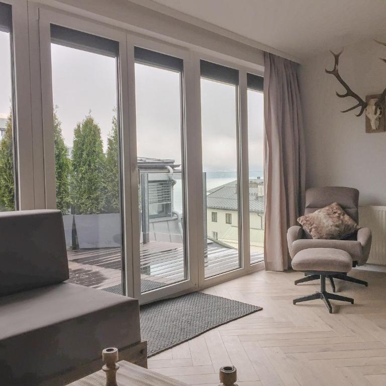Penthouse Mountain and Lake View, terrace, AirCondition, incl Summer Card - Penthouse Apartment - 15