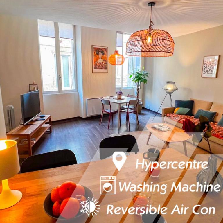 AC - WiFi - Bright accommodation in hypercenter - Appartement 1 Chambre - 1