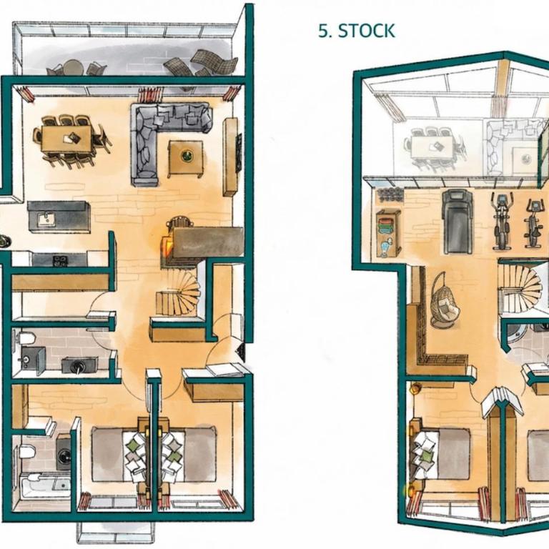 Matthiol Appartements - Apartamento Dúplex con vistas al Matterhorn - 12