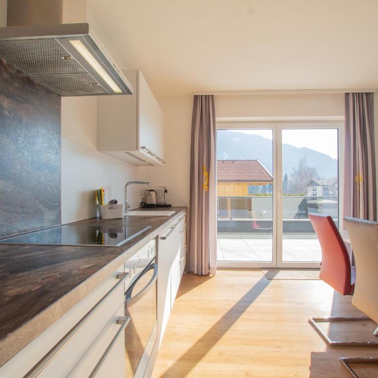 Panorama Apartments - Steinbock Lodges - Apartment mit 1 Schlafzimmer sowie Berg- und Seeblick - 3
