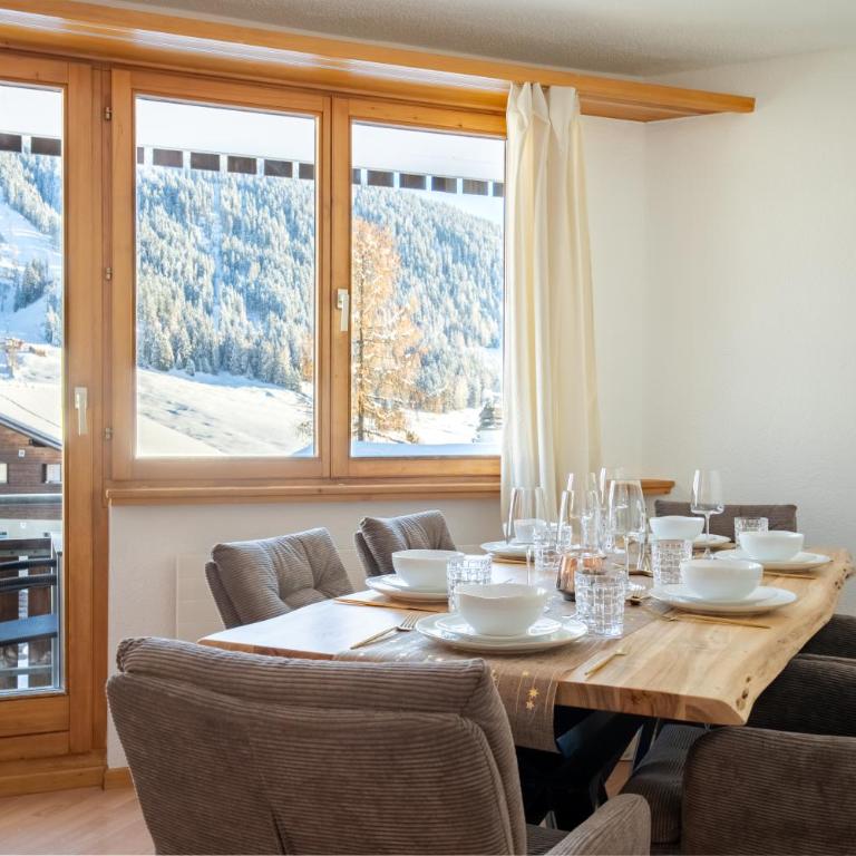 A&Y Alpenchique Apartment Davos - Apartment mit 3 Schlafzimmern und Bergblick - 28