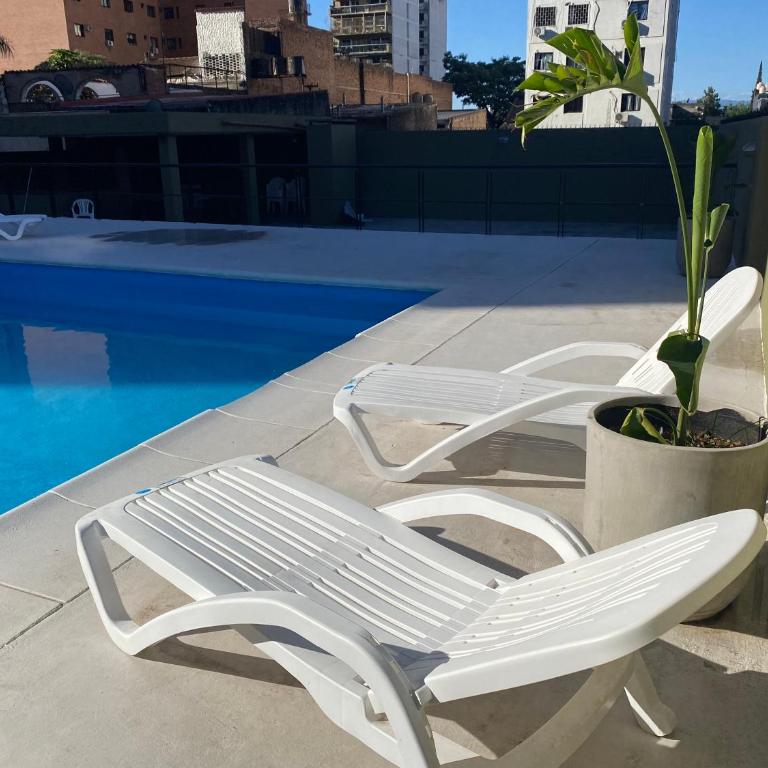 Moderno departamento céntrico, con piscina-Barrio Norte - One-Bedroom Apartment - 20