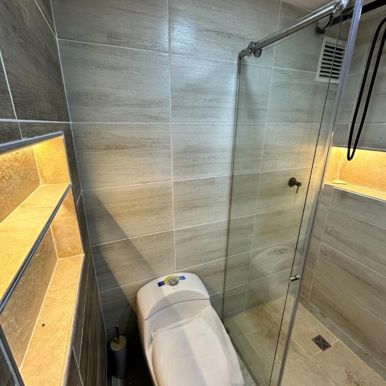 Moderno Apartamento con piscina Villavo Relax - Three-Bedroom Apartment - 16