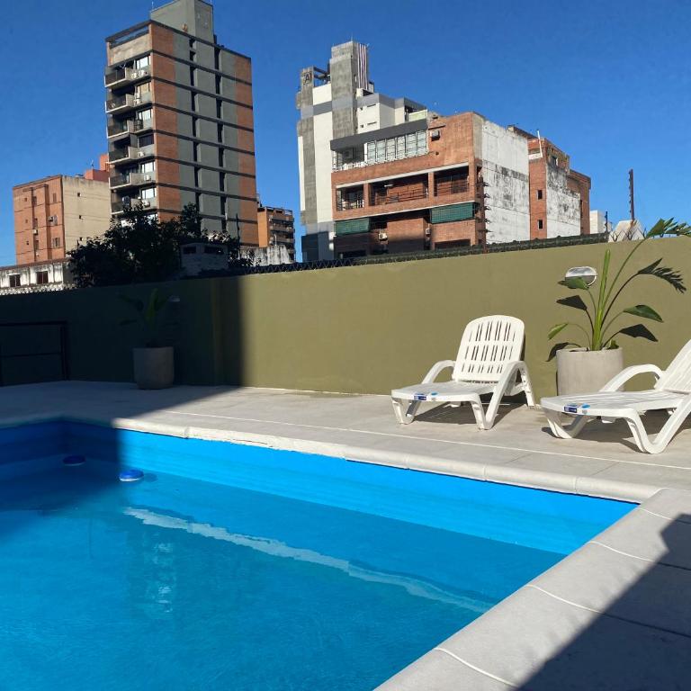Moderno departamento céntrico, con piscina-Barrio Norte - One-Bedroom Apartment - 21