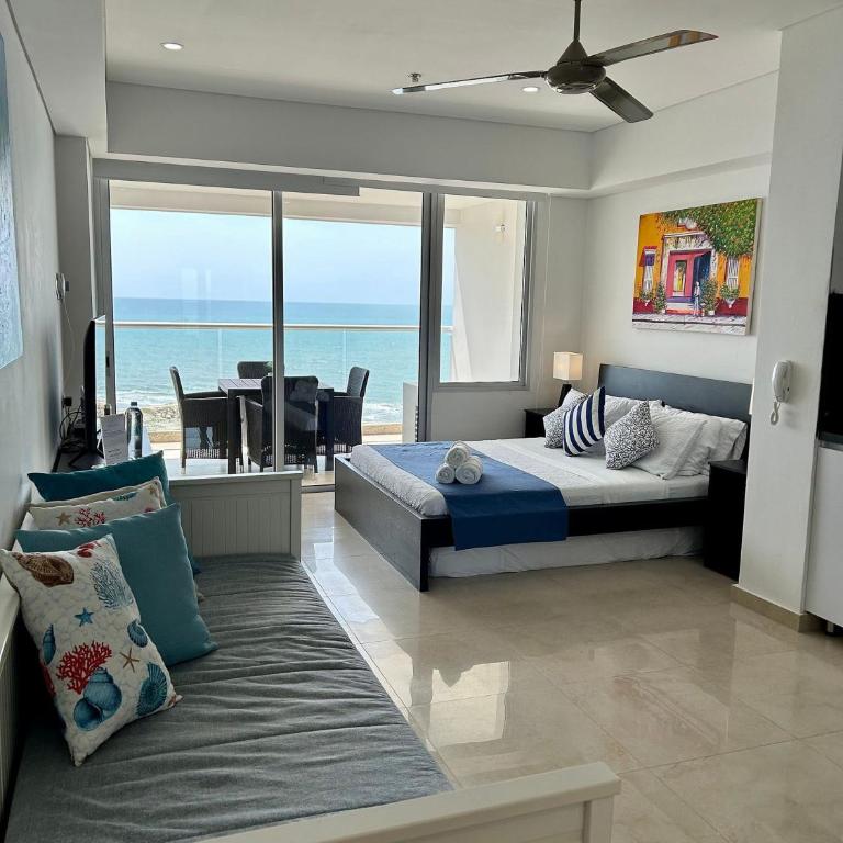Cartagena Beach Resort - Apartamento de 1 dormitorio con balcón y vistas al mar - 15