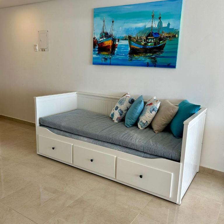 Cartagena Beach Resort - Apartamento de 1 dormitorio con balcón y vistas al mar - 46
