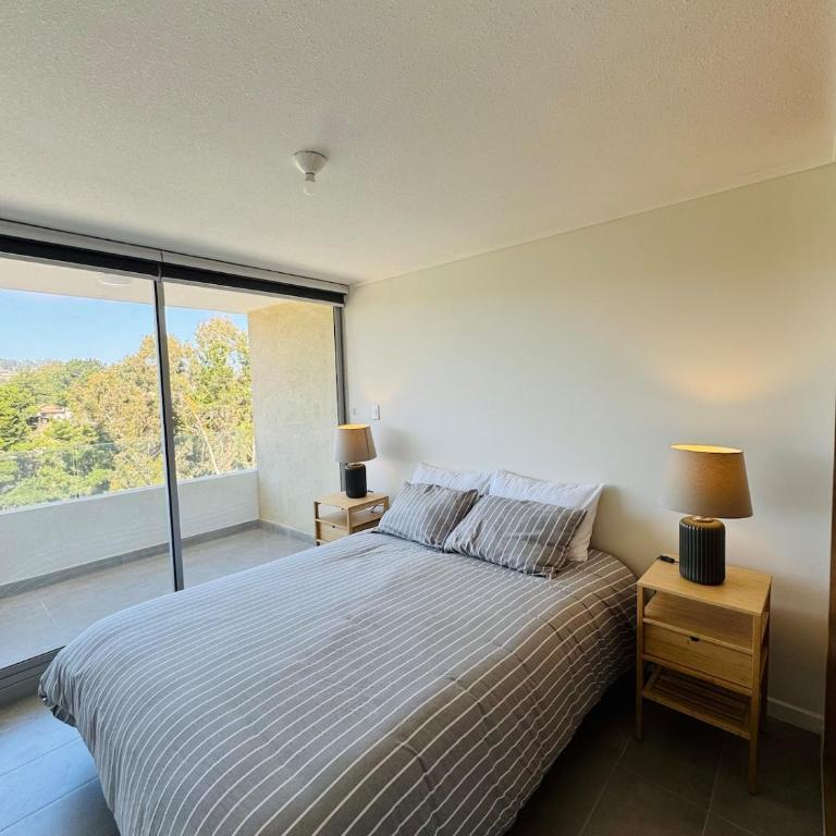 Hermoso Departamento en Costa Algarrobo 6P - Apartamento de 3 dormitorios - 25