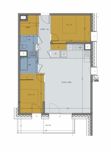Les Chalets de L'Aiguille B101 - Three-Bedroom Apartment - 18