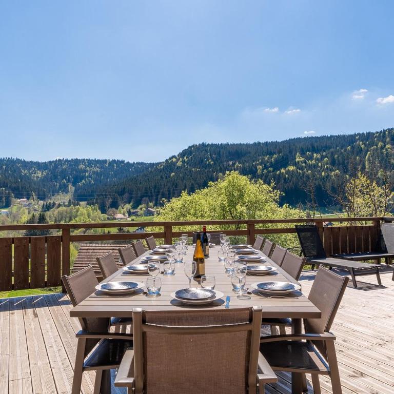 Chalet Aconit, terrasse panoramique avec jacuzzi et sauna - Chalet - 22