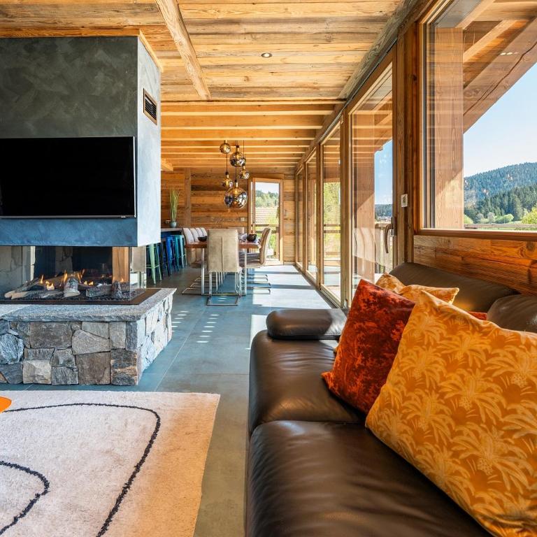 Chalet Aconit, terrasse panoramique avec jacuzzi et sauna - Chalet - 17