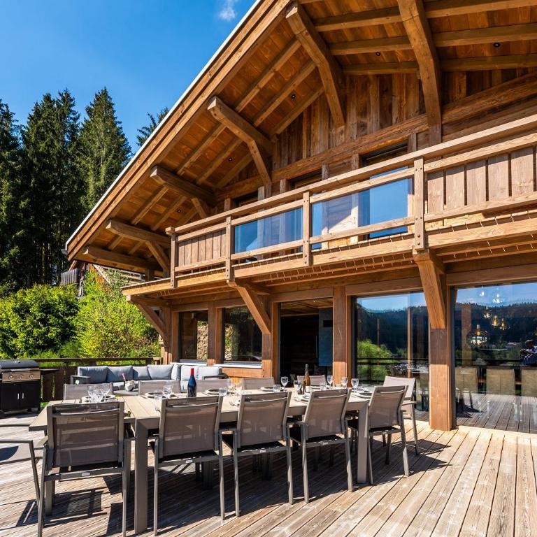 Chalet Aconit, terrasse panoramique avec jacuzzi et sauna - Chalet - 66